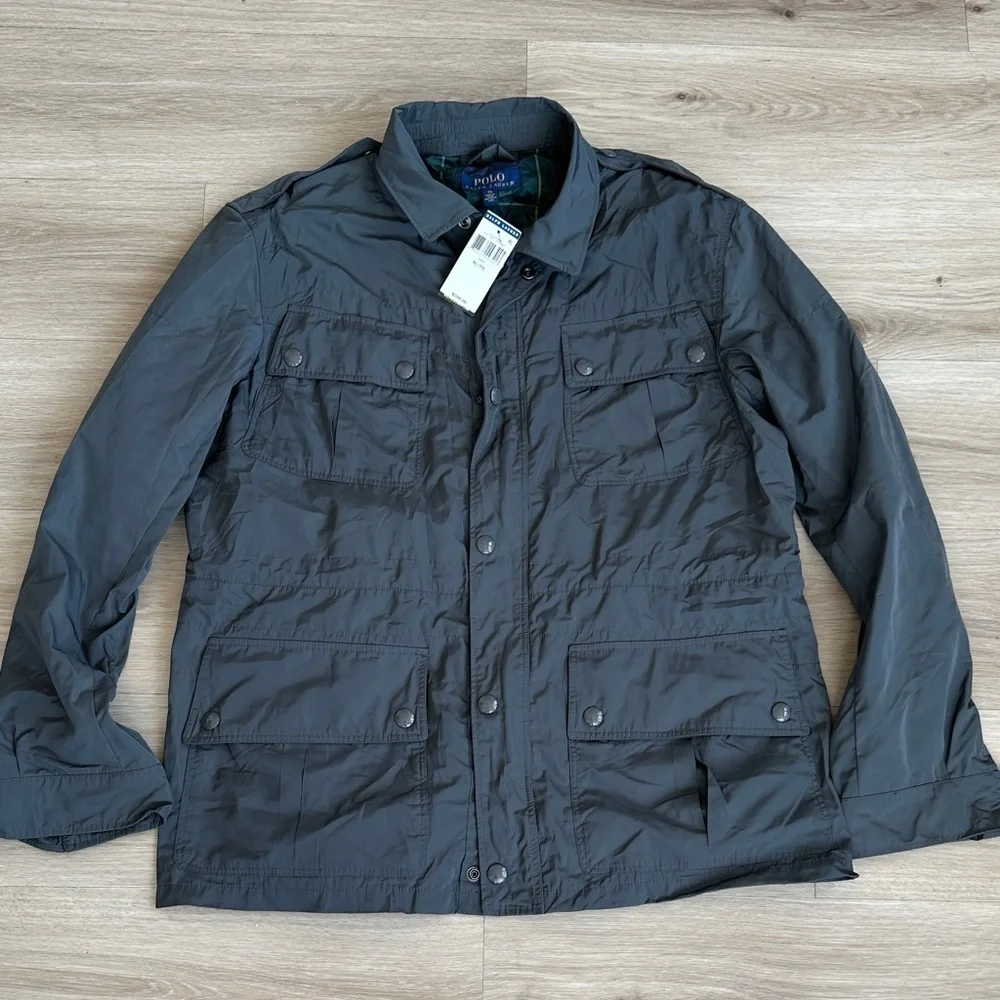 Polo by Ralph Lauren Polo Ralph Lauren Military Style Paratrooper Jacket grey